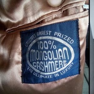 100% Mongolian Cashmere Coat
